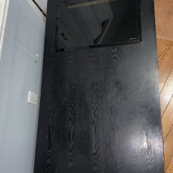 West Elm Black Coffee Table 