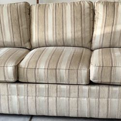 Beige And Tan Couch Great Condition