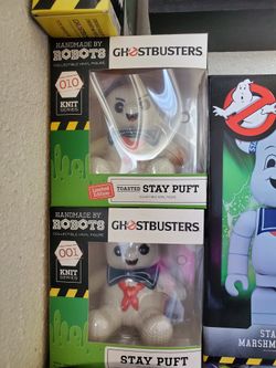 Robots Knit Stay Puft And Burn Stay Puft