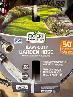 Expert Gardener Heavy-Duty Garden Hose 50 ft