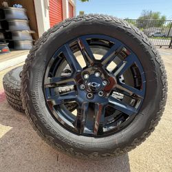 20s Chevy Gmc Trailboss On All Terrain Rims Rines Wheels 6lug Oem