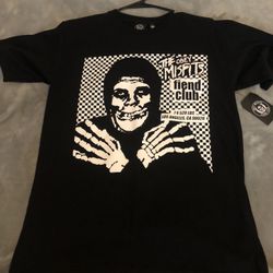 The Obey Misfits Fiend Club T-Shirt Black Small