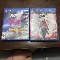 PS4 Game NFS Heat And Dnic Devil May Cry 