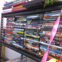 Movies, Music,Games,Glass,Toys, Plants 