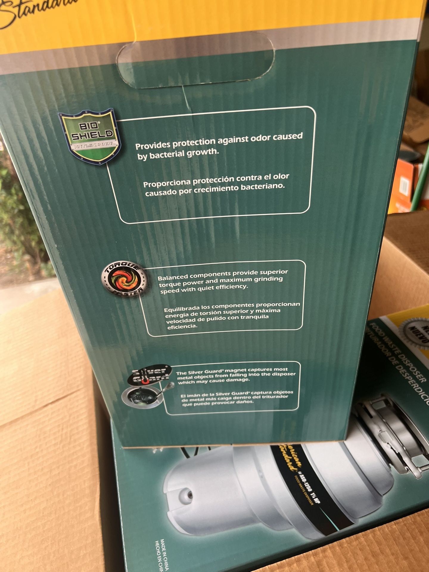 Brand new still in box garbage disposal