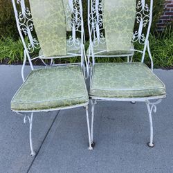 Cast Iron Chairs  Seat 4   