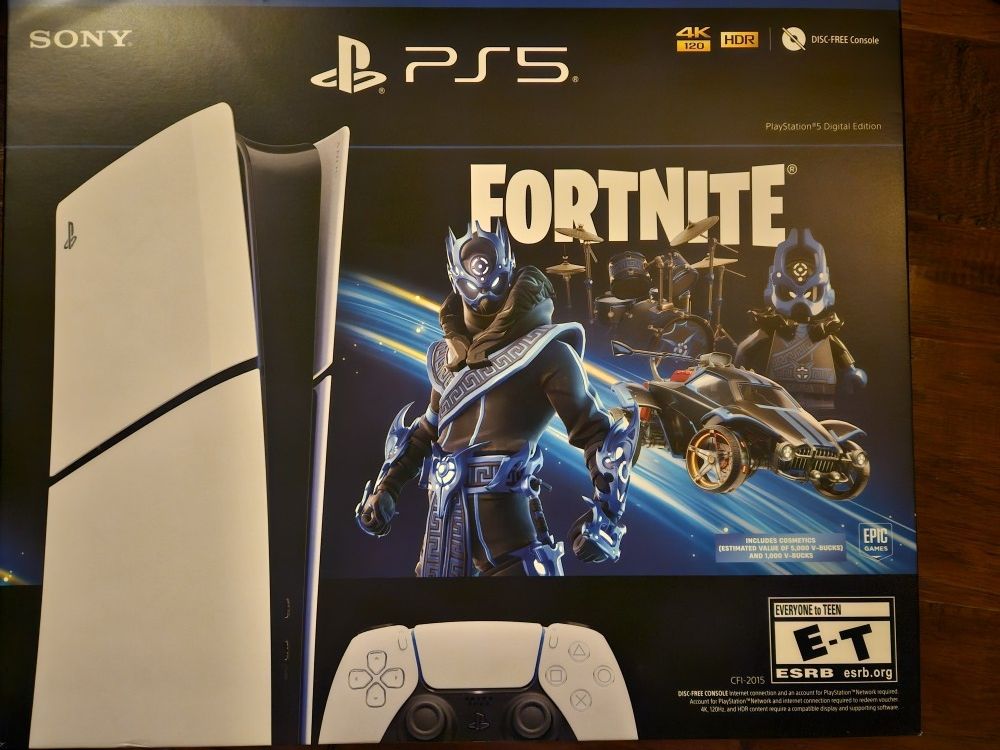 Ps5 Digital Fortnite Console New Sealed