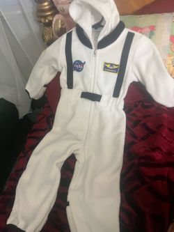 NASA Commander Kids Astronaut Costume Jumpsuit