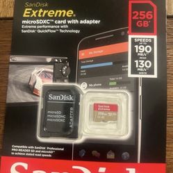 Original SanDisk Extreme 256GB UHS-I U3 microSDXC Memory Card with SD Adapter (Model: SDSQXAV-256G-AN6MA) Overview: Unleash the full potential of your
