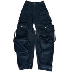  THE ATTICO Black Fern Jeans