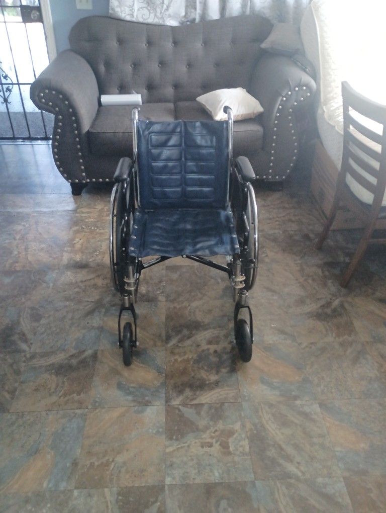 Secure Leather Weelchair