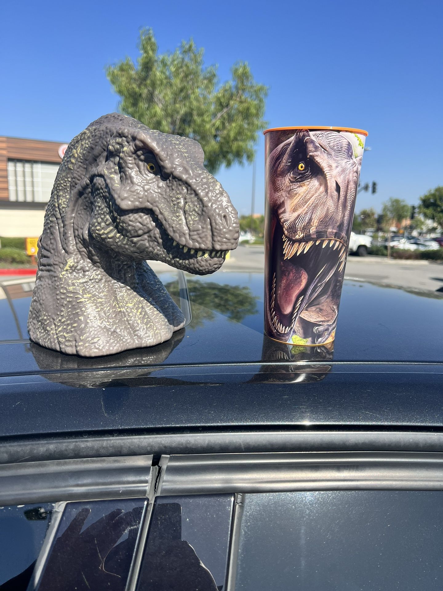 Jurassic Park Rebirth Popcorn Bucket And Cup