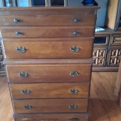 Mid Century Cherry Dresser/ Chest of Drawers
