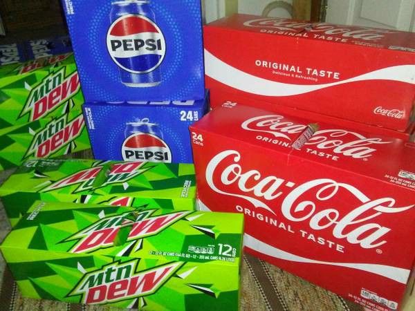 Pop! Coke, Pepsi, Sprite, Mountain Dew!Â