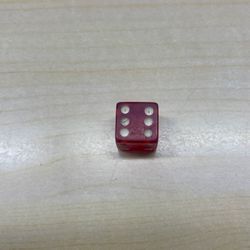 Red 6-sided Die