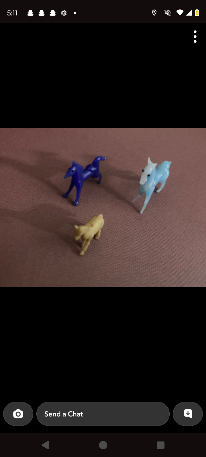 Handcrafted mini size horse figurines