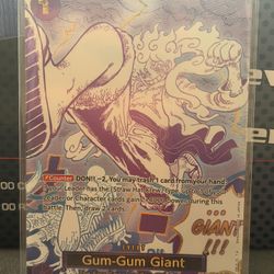 Manga Gum Gum Giant One Piece Tcg