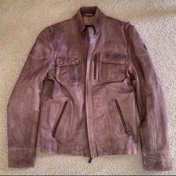 Mens Leather jacket, Size S
