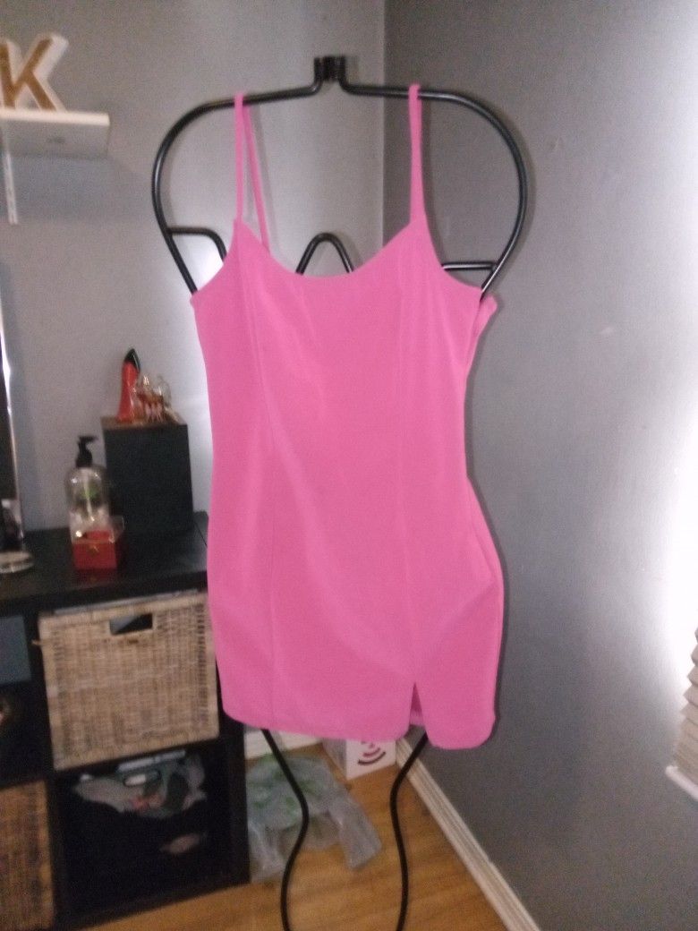 Hot Pink Mini Sundress