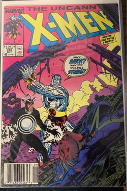 The Uncanny X-Men #248 (1989) 1st Jim Lee Cover & Interior Art Marvel Comic