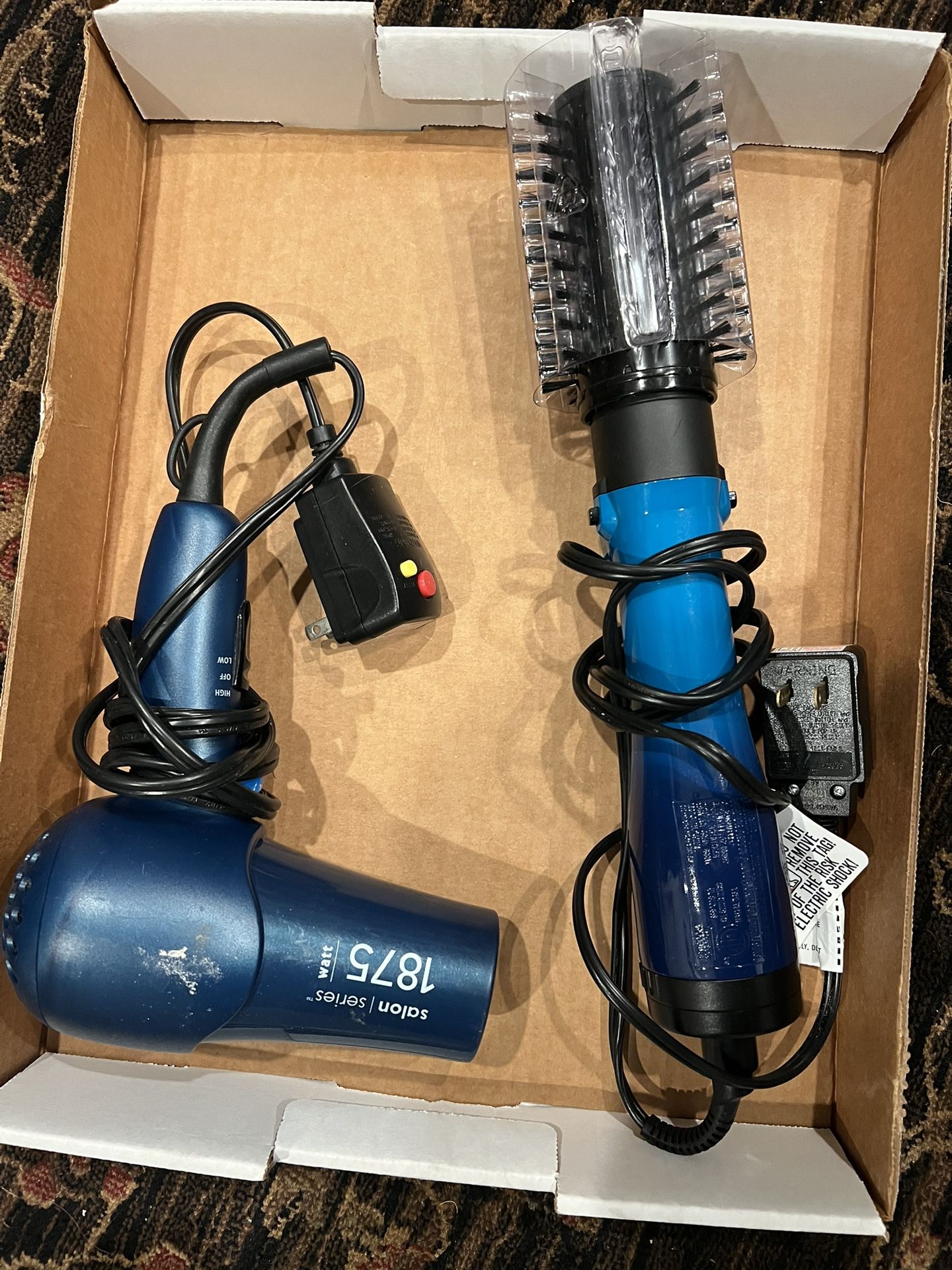 Hair Dryer And Curling