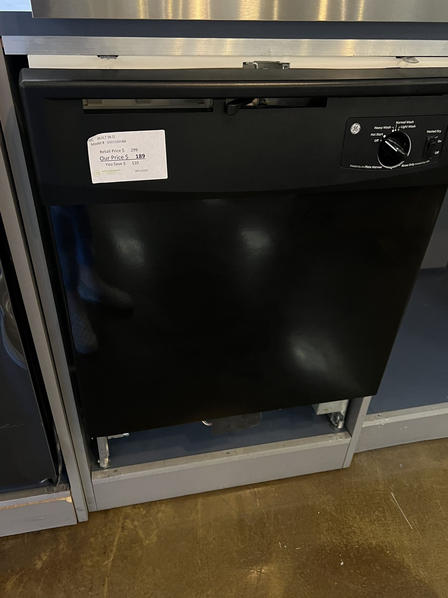 GE Built In Dishwasher
