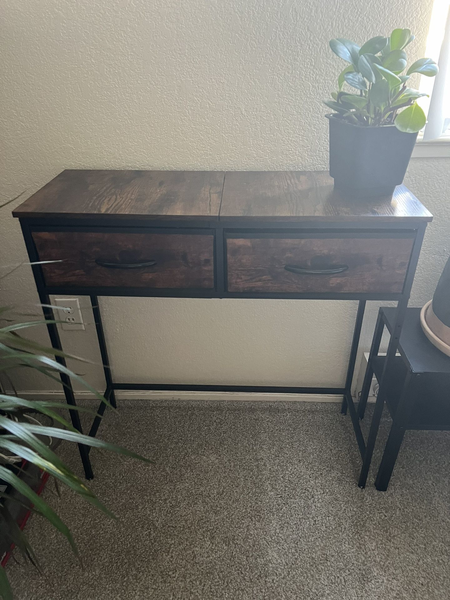 Entryway Console Table With Drawers