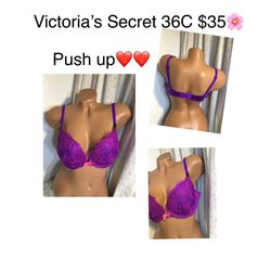 New Bra Victoria Secret Size 36c Push Up❤️❤️❤️firm Price