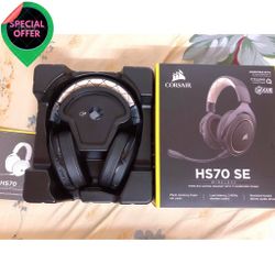 CORSAIR HS70 SE Wireless Gaming Headset Headphones Earphones & Mic