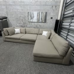 Beige Large Sectional 
