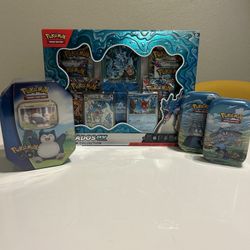 Pokémon Sealed Gyarados Ex Premium Collection And 3 Tins 