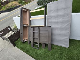 Free bunk beds with drawers and toddler rail option