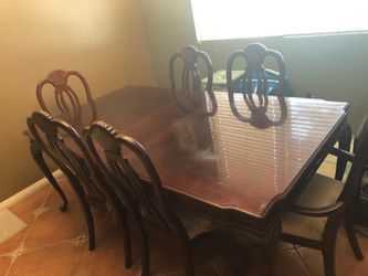 Formal dining table
