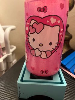 Hk Pink Glitter Tumbler Cup