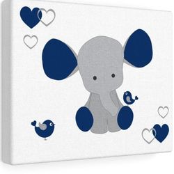 Baby Nursery Canvas Art 🤍💙🤍