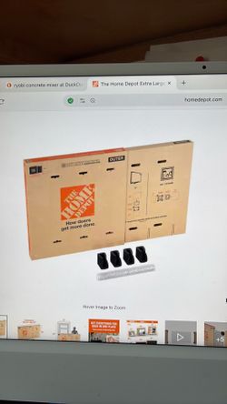 Large TV moving storage box