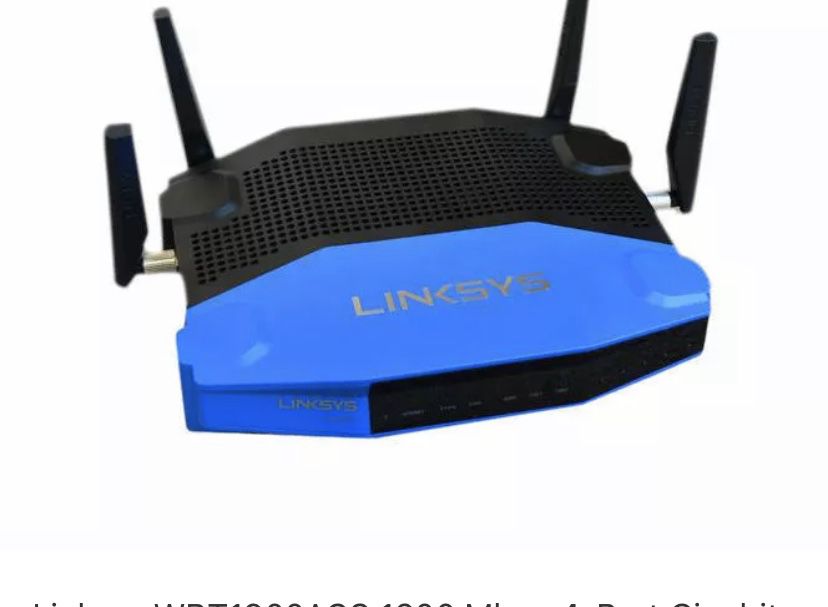 Linksys WRT1900 ac n g router used ( no original box) gaming