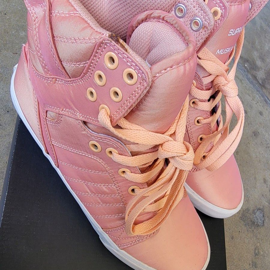 Supra womens shop skytop pink nylon