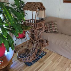 Amazing Hand Crafted  Fairy Tree House 