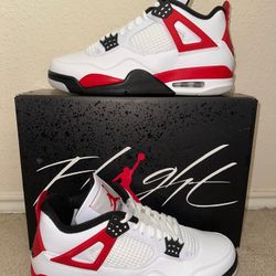 Jordan 4 Red Cement Size 10.5