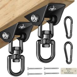 2 Heavy Duty Swing Hangers for Wooden Sets 2000lbs Capacity, Hammock Hanger