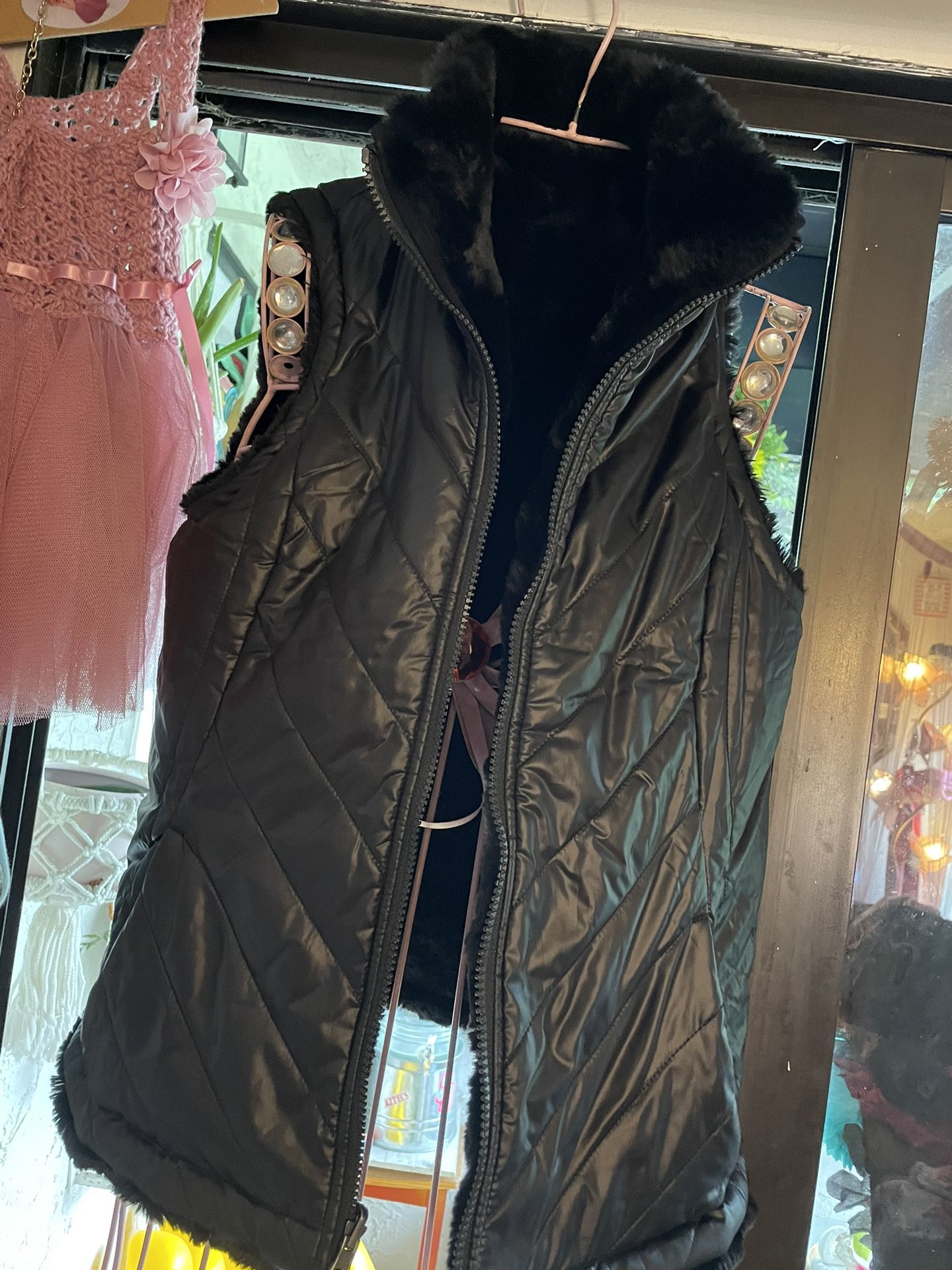Women’s Back Reversible Faux Fur Vest