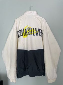 Vintage 80s 90s Quiksilver XL Windbreaker Jacket Made in USA  Spellout
