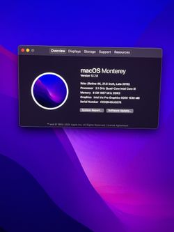 imac 2015 (small scratch in top left screen)