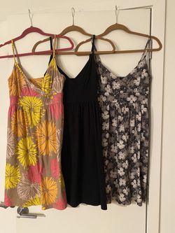 Set Of 3 Cotton Sundresses