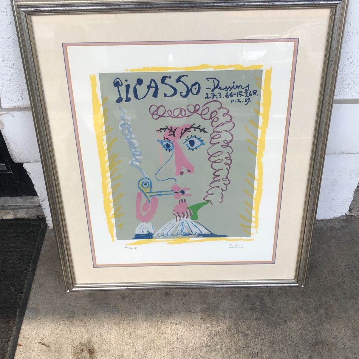 PABLO PICASSO Spanish (1(contact info removed)) Dessins 27.3.66 