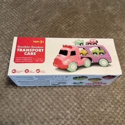 Fun Kids Toys Very Cool Double-Decker Tow Transport Cars  NEW In Box! Perfect As A Gift!