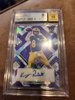 KENNY PI KETT METAL DRAFT AUTO BECKETT 9🔥🔥