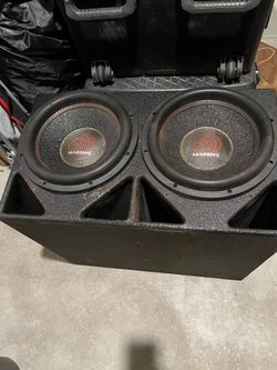 Massive Audio 12’s w/ QB Ported Box