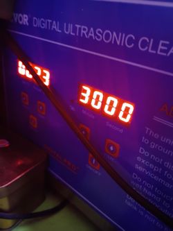Vevor digital ultrasonic cleaner